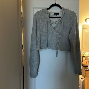 LA Hearts cropped sweatshirt small